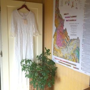 orange creek | Lace Maxi